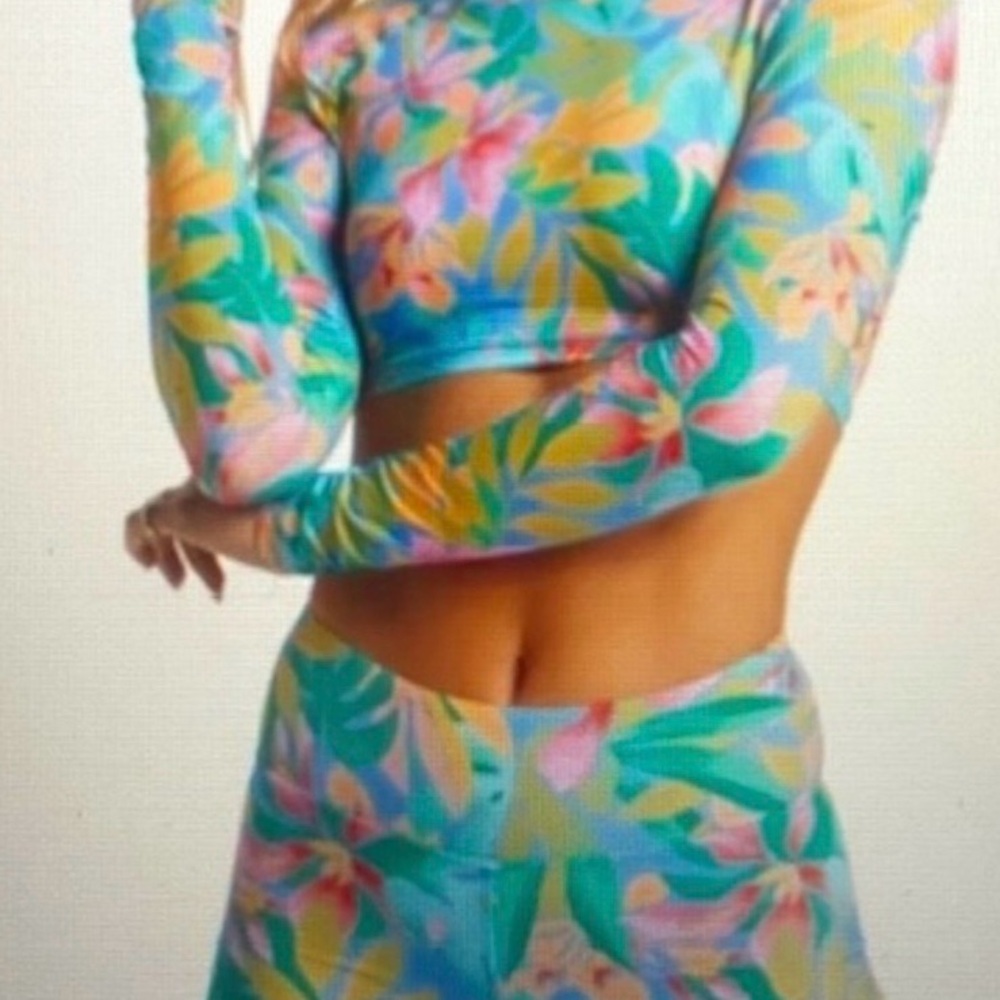 NWT BILLABONG Tropic Daze Rash guard set (XL) - Picture 4 of 8
